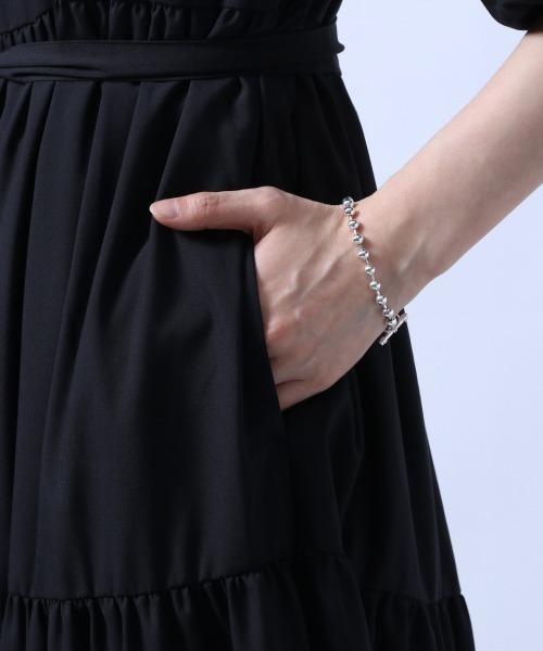 HARE（ハレ）の「ボリュームスリーブティアードワンピ-ス(HARE)（シャツワンピース・レディース・ブラック/グリーン・FREE）」の14枚目の写真