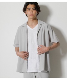 AZUL by moussy | STRETCH OPEN COLLAR SHIRT/ストレッチオープンカラーシャツ(シャツ/ブラウス)