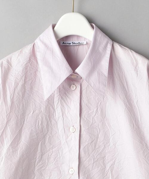 Acne Studios（アクネストゥディオズ）の「＜Acne Studios＞オーバーシャツ Ψ（シャツ/ブラウス・レディース・ライラック・34）」の4枚目の写真