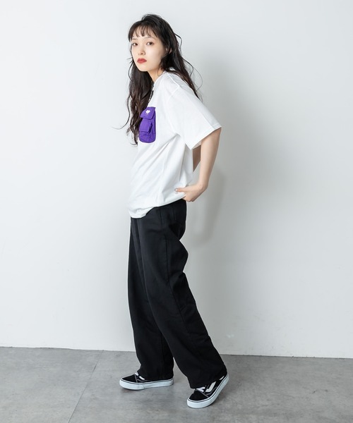 RASVOA（ラスボア）の「立体ポケットＴシャツ（Tシャツ/カットソー・レディース・パープル/グリーン・FREE）」の17枚目の写真