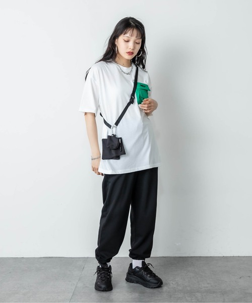 RASVOA（ラスボア）の「立体ポケットＴシャツ（Tシャツ/カットソー・レディース・パープル/グリーン・FREE）」の8枚目の写真