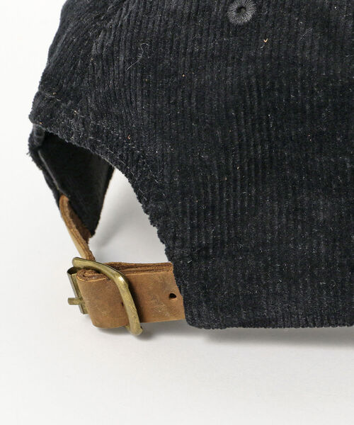 BEAMS HEART（ビームスハート）の「BEAMS HEART / フェルトロゴ コーデュロイキャップ（キャップ・メンズ・ブラック/ネイビー・ONE SIZE）」の5枚目の写真