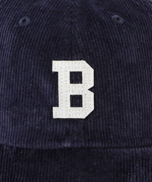 BEAMS HEART（ビームスハート）の「BEAMS HEART / フェルトロゴ コーデュロイキャップ（キャップ・メンズ・ブラック/ネイビー・ONE SIZE）」の10枚目の写真