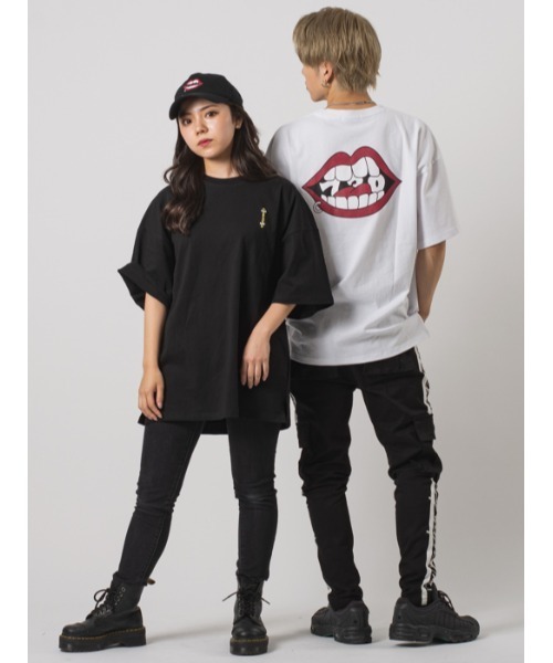 RE730(アールイーセブンサーティー)の「RE730 なみおくんバックプリント ビッグシルエットTシャツ(Tシャツ/カットソー・メンズ・ホワイト/ブラック・M/L)」の4枚目の写真