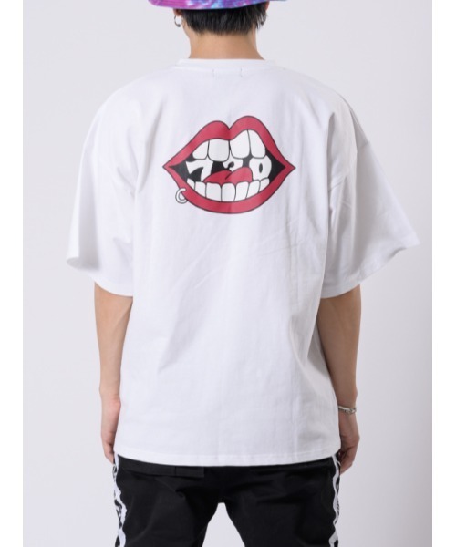 RE730(アールイーセブンサーティー)の「RE730 なみおくんバックプリント ビッグシルエットTシャツ(Tシャツ/カットソー・メンズ・ホワイト/ブラック・M/L)」の15枚目の写真