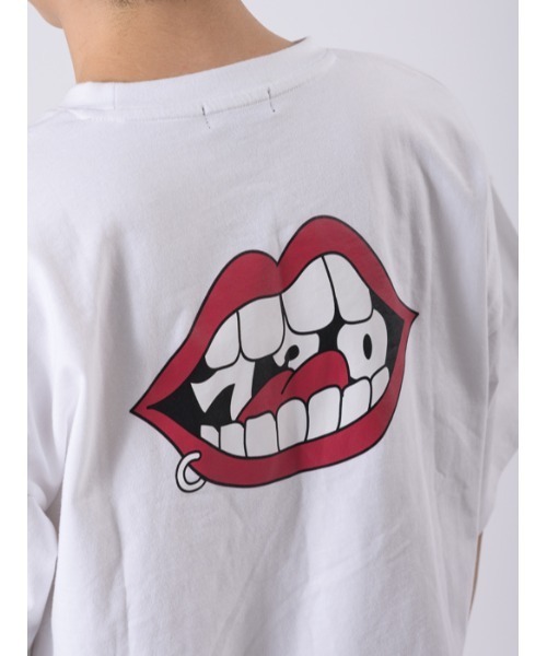RE730(アールイーセブンサーティー)の「RE730 なみおくんバックプリント ビッグシルエットTシャツ(Tシャツ/カットソー・メンズ・ホワイト/ブラック・M/L)」の16枚目の写真