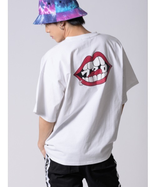 RE730(アールイーセブンサーティー)の「RE730 なみおくんバックプリント ビッグシルエットTシャツ(Tシャツ/カットソー・メンズ・ホワイト/ブラック・M/L)」の18枚目の写真