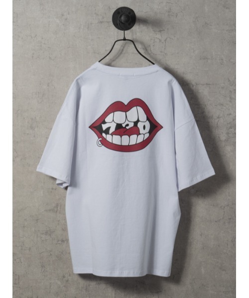 RE730(アールイーセブンサーティー)の「RE730 なみおくんバックプリント ビッグシルエットTシャツ(Tシャツ/カットソー・メンズ・ホワイト/ブラック・M/L)」の20枚目の写真