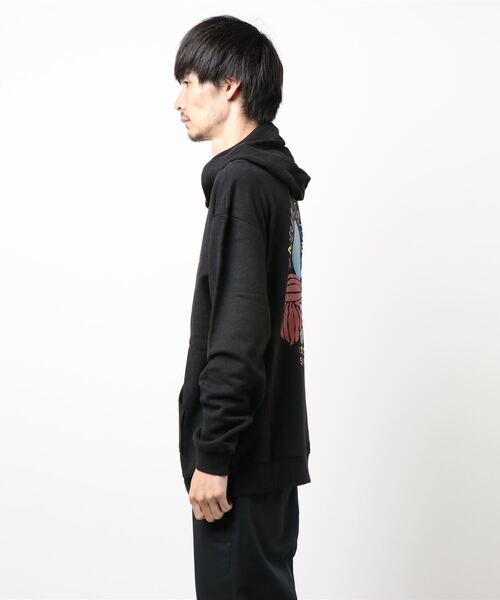 TCSS(ティーシーエスエス)の「HOODIE/Critical Slide(クリティカルスライド)TCSSバックプリントプルオーバーパーカー(パーカー・メンズ・ブラック・SMALL/MEDIUM/LARGE/X-LARGE)」の2枚目の写真