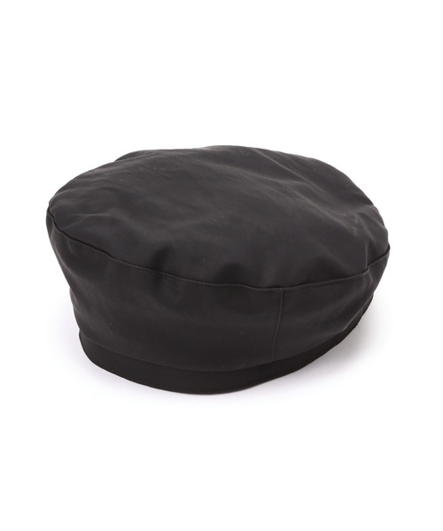 FREE'S MART(フリーズマート)の「マットPUベレー帽(ハンチング/ベレー帽・レディース・ブラウン/ブラック・フリ-)」の13枚目の写真