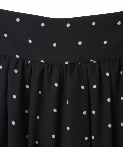 31 Sons de mode（トランテアン　ソン　ドゥ　モード）の「バックリボンドットフレアパンツ（その他パンツ・レディース・ブラック/ベージュ/ボルドー・38/36）」の9枚目の写真