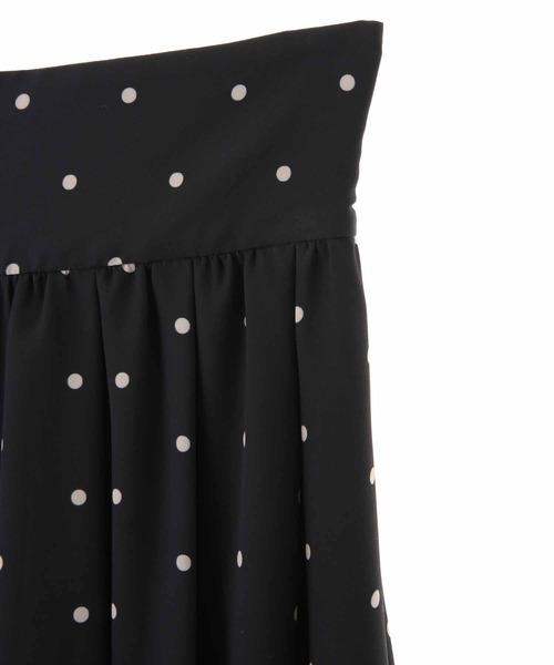 31 Sons de mode（トランテアン　ソン　ドゥ　モード）の「バックリボンドットフレアパンツ（その他パンツ・レディース・ブラック/ベージュ/ボルドー・38/36）」の5枚目の写真