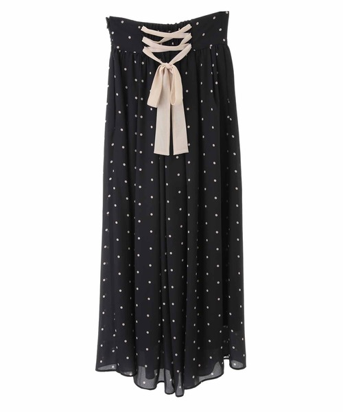 31 Sons de mode（トランテアン　ソン　ドゥ　モード）の「バックリボンドットフレアパンツ（その他パンツ・レディース・ブラック/ベージュ/ボルドー・38/36）」の15枚目の写真