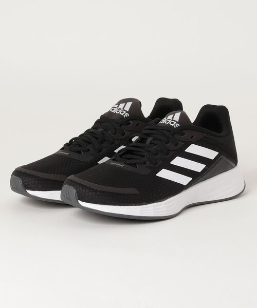 adidas(アディダス)の「アディダス adidas DURAMOSL(スニーカー・レディース・ブラック×ホワイト・24.5cm/23.5cm/25.0cm/23.0cm/24.0cm)」の1枚目の写真
