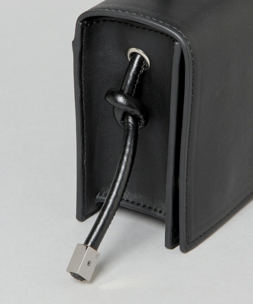 HARE（ハレ）の「BOXミニケースBAG(HARE)（ショルダーバッグ・メンズ・ブラック・FREE）」の8枚目の写真