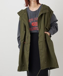 CIAOPANIC TYPY | ミリタリーフードロングベスト(ベスト)