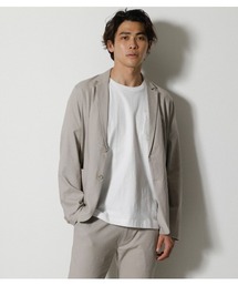 AZUL by moussy | LINEN MIX TAILORED JACKET/リネンミックステーラードジャケット(その他アウター)