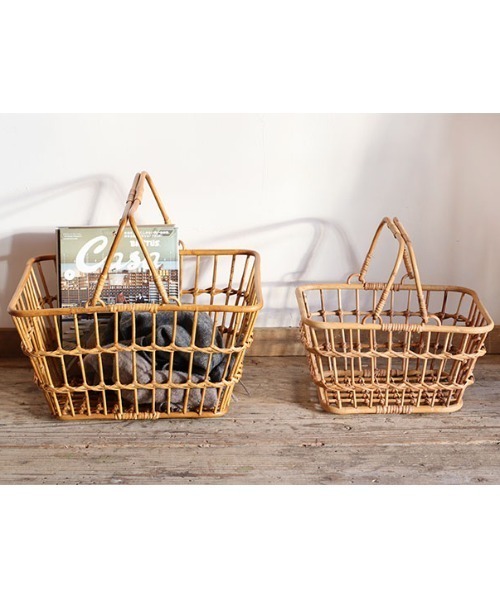 Creer（クレエ）の「WEB限定 ラタン マーケットバスケット（収納グッズ・レディース・その他・FREE）」の9枚目の写真