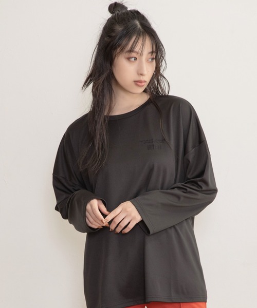 Mysa&Liina(ミーサリーナ)の「立体ロゴロンTシャツ(Tシャツ/カットソー・レディース・ブラック/オフホワイト/ダークオレンジ・M)」の17枚目の写真