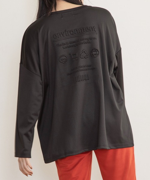 Mysa&Liina(ミーサリーナ)の「立体ロゴロンTシャツ(Tシャツ/カットソー・レディース・ブラック/オフホワイト/ダークオレンジ・M)」の20枚目の写真
