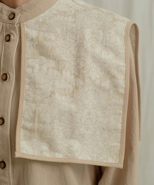 Bab（バブ）の「【WEB限定】ビックカラーデザインブラウス（シャツ/ブラウス・レディース・ベージュ/グレー/モカ・M）」の19枚目の写真