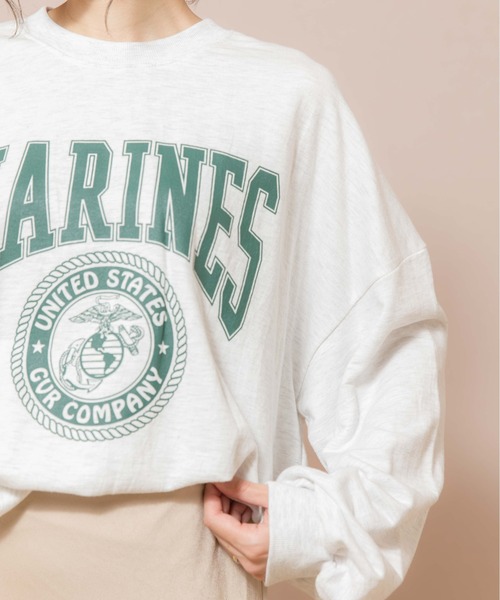 flower(フラワー)の「マリンロゴスウェット(スウェット・レディース・グレー・FREE)」の6枚目の写真