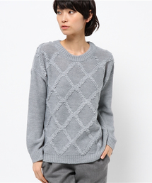 【CAPRICIEUX LE'MAGE】アーガイル風プルオーバー