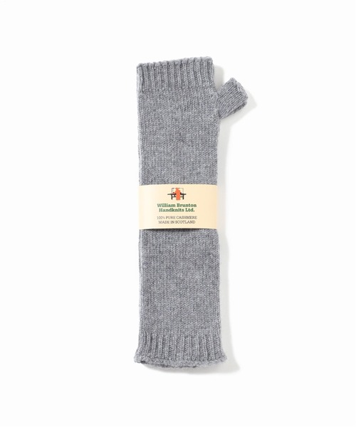 SLOBE IENA（スローブイエナ）の「【WILLIAM BRUNTON/ウィリアム ブラントン】Cashmere Plain グローブ◆（手袋・レディース・ベージュ/ブラック/グレー・FREE）」の2枚目の写真