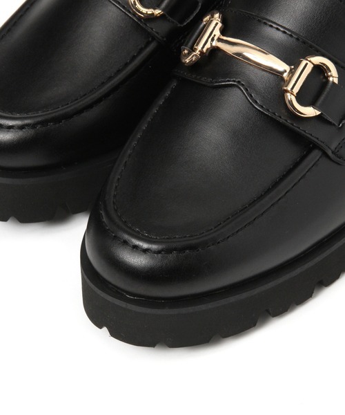 GLOBAL WORK（グローバルワーク）の「厚底ビットローファー/227954