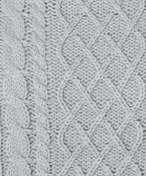 DRESKIP（ドレスキップ）の「◆バックリボンケ－ブルニット（ニット/セーター・レディース・オフホワイト/ライトベージュ/グリーン系/パープル系・02/03/04）」の9枚目の写真