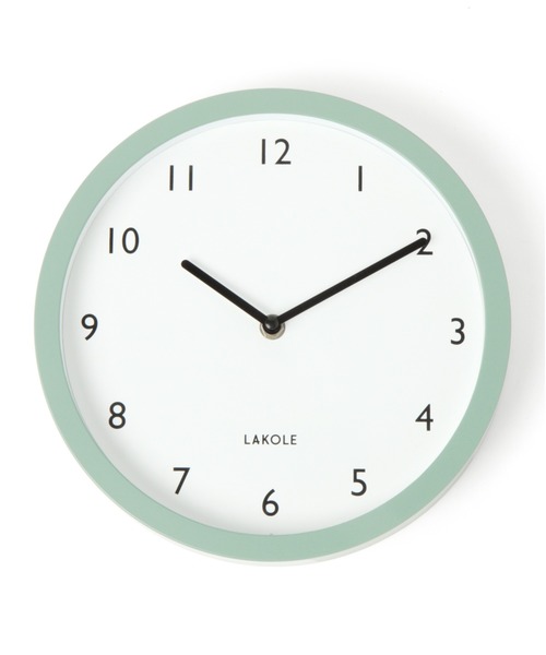 LAKOLE（ラコレ）の「マットカラー掛け時計 / 228356（掛け時計・レディース・アイボリー/チャコール/グリーン・FREE）」の16枚目の写真
