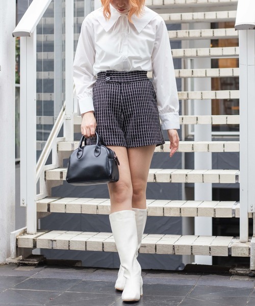 WEGO（ウィゴー）の「WEGO/ツイードショートパンツ（スラックス・レディース・その他2/その他1・MEDIUM/SMALL）」の6枚目の写真