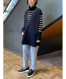 BEARDSLEY | ボーダーハイネックニット(ニット/セーター)