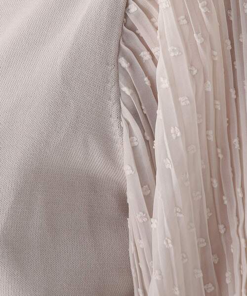 AG by aquagirl(エージーバイアクアガール)の「◆袖ドットシフォンプリーツニットプルオーバー【WEB限定サイズ】(ニット/セーター・レディース・ブルー/ライトグレー/オフホワイト/ブラック・36/38/40)」の14枚目の写真