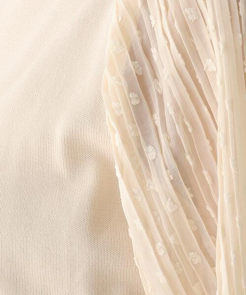 AG by aquagirl(エージーバイアクアガール)の「◆袖ドットシフォンプリーツニットプルオーバー【WEB限定サイズ】(ニット/セーター・レディース・ブルー/ライトグレー/オフホワイト/ブラック・36/38/40)」の15枚目の写真