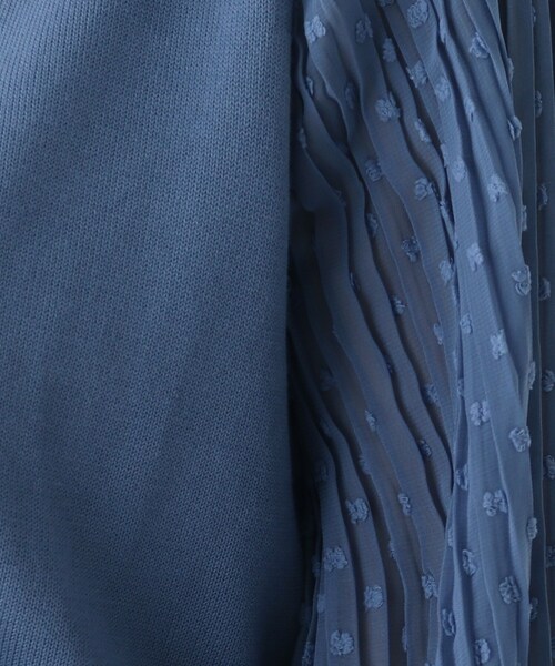 AG by aquagirl(エージーバイアクアガール)の「◆袖ドットシフォンプリーツニットプルオーバー【WEB限定サイズ】(ニット/セーター・レディース・ブルー/ライトグレー/オフホワイト/ブラック・36/38/40)」の17枚目の写真