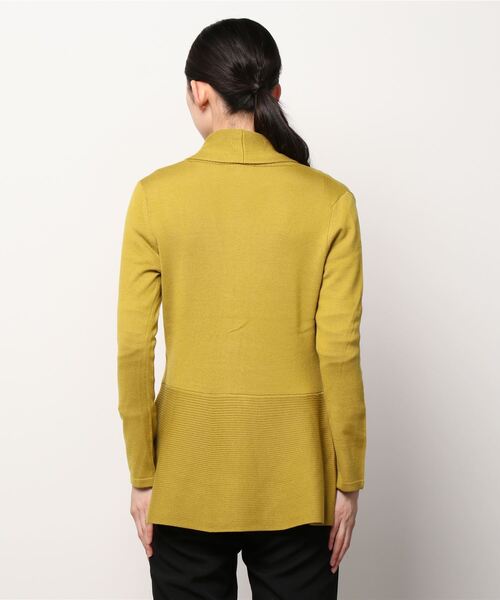 NARACAMICIE（ナラカミーチェ）の「ペプラムカーディガン（カーディガン/ボレロ・レディース・ブラック/イエロー/ブルー・LARGE/MEDIUM）」の5枚目の写真