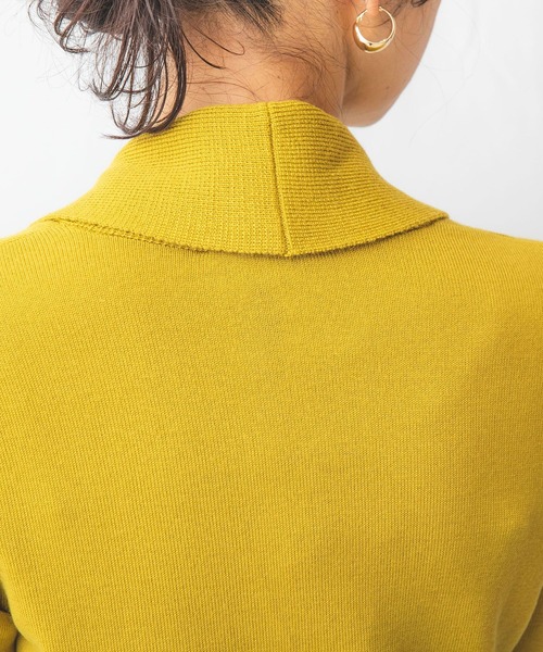 NARACAMICIE（ナラカミーチェ）の「ペプラムカーディガン（カーディガン/ボレロ・レディース・ブラック/イエロー/ブルー・LARGE/MEDIUM）」の6枚目の写真