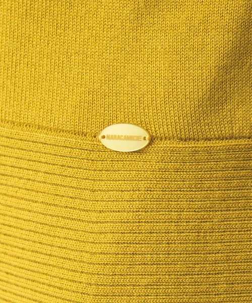 NARACAMICIE（ナラカミーチェ）の「ペプラムカーディガン（カーディガン/ボレロ・レディース・ブラック/イエロー/ブルー・LARGE/MEDIUM）」の10枚目の写真