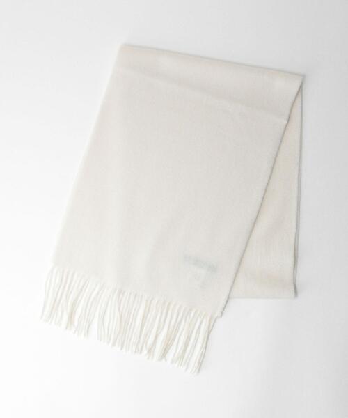 closet story（クローゼットストーリー）の「＜closet story（クローゼットストーリー）＞カシミア マフラー 21F（マフラー・レディース・ライトグレー/ライトブルー/ブラック/オフホワイト/ライトピンク/ライラック・FREE）」の2枚目の写真