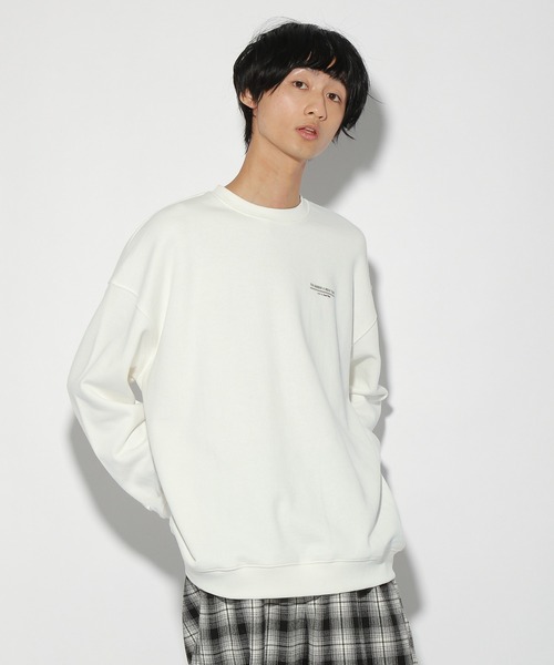 PBLIM(ページボーイリム)の「【PAGEBOYLIM】センダハナコラボリムガール(スウェット・レディース・ブラウン/オフホワイト・MEDIUM/LARGE)」の5枚目の写真