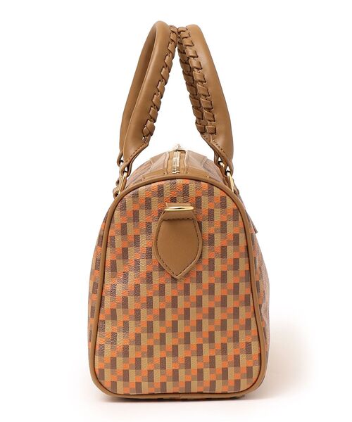 SHIPS(シップス)の「ホイップステッチハンドルミニボストン◆(ボストンバッグ・レディース・ブラック/ベージュ・ONE SIZE)」の13枚目の写真