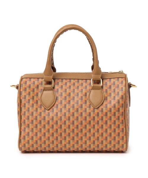 SHIPS(シップス)の「ホイップステッチハンドルミニボストン◆(ボストンバッグ・レディース・ブラック/ベージュ・ONE SIZE)」の11枚目の写真