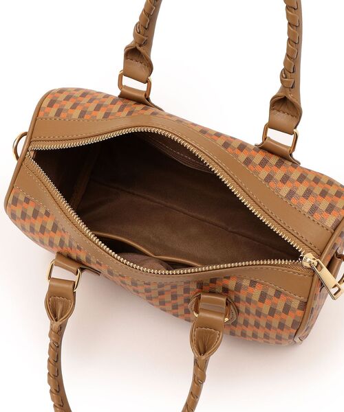 SHIPS(シップス)の「ホイップステッチハンドルミニボストン◆(ボストンバッグ・レディース・ブラック/ベージュ・ONE SIZE)」の10枚目の写真