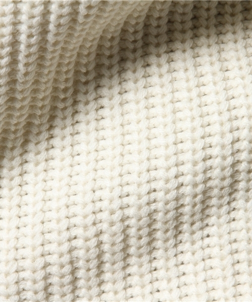 UNION STATION(ユニオンステーション)の「畦編みWOOLMIXクルーニット(ニット/セーター・メンズ・ネイビー/ワイン/ホワイト/グリーン/ブルー・LARGE/LL/MEDIUM)」の12枚目の写真
