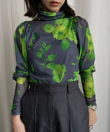 Ameri | LIDIA SHEER TOP(Tシャツ/カットソー)