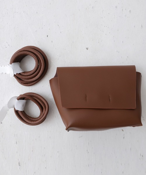 antiqua（アンティカ）の「ミニショルダーバッグ（ショルダーバッグ・レディース・ブラウン/ブラック・FREE）」の22枚目の写真
