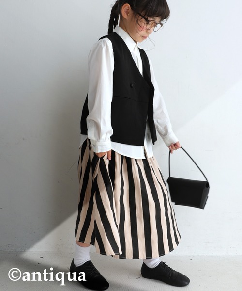 antiqua（アンティカ）の「ミニショルダーバッグ（ショルダーバッグ・レディース・ブラウン/ブラック・FREE）」の7枚目の写真