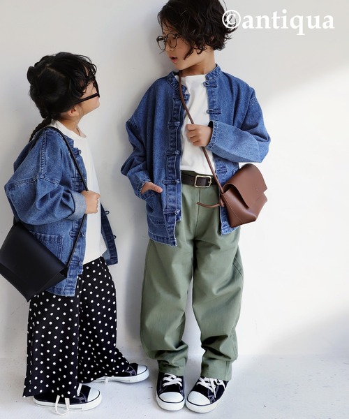 antiqua（アンティカ）の「ミニショルダーバッグ（ショルダーバッグ・レディース・ブラウン/ブラック・FREE）」の4枚目の写真