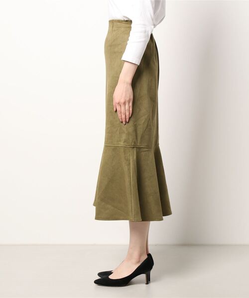 RETRO GIRL(レトロガール)の「バックZIPマーメイドスカート(スカート・レディース・ブラウン系その他/ブラック系その他/オフホワイト/ダークブラウン/ライトグリーン・FREE)」の7枚目の写真